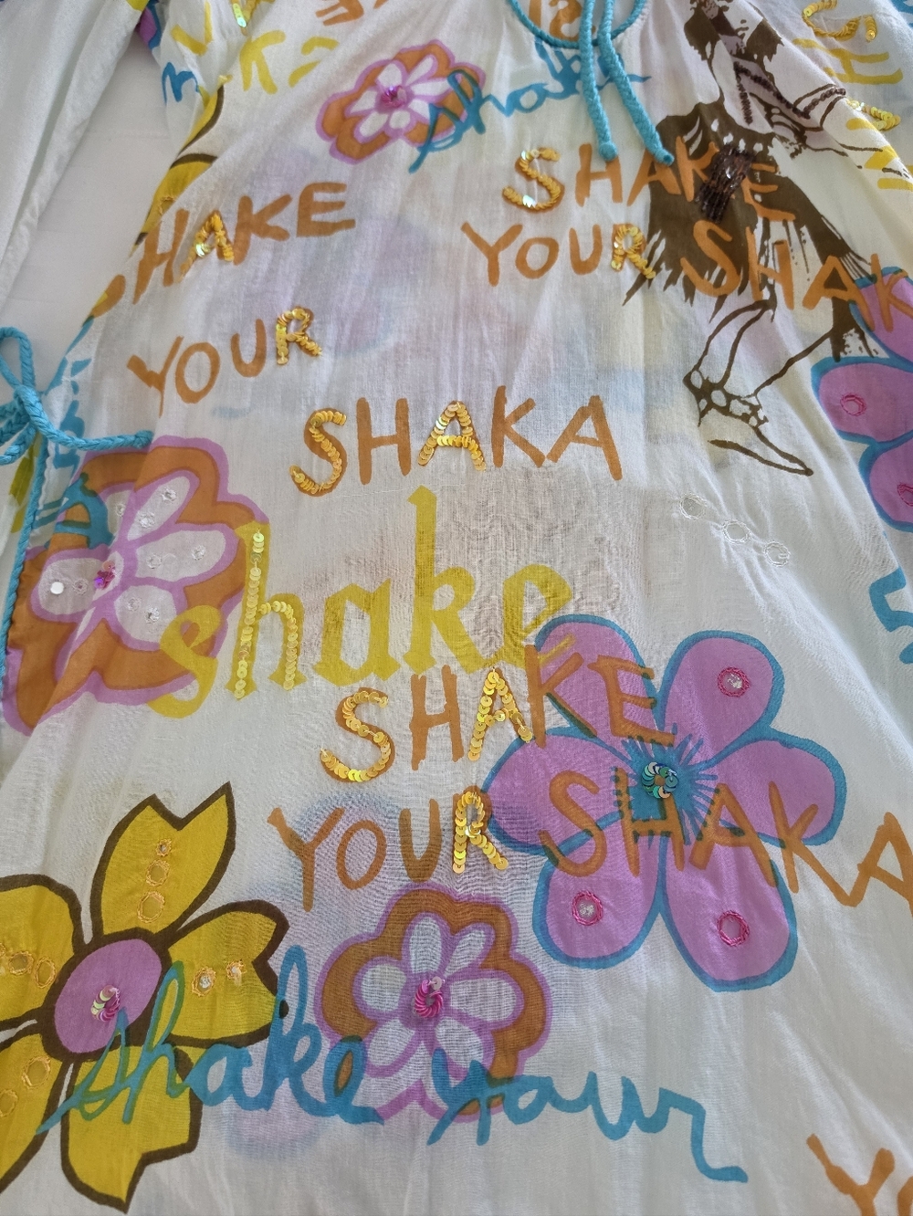 Letarte Shake Your Shaka Cover Up Size M / L - Picture 7 of 12
